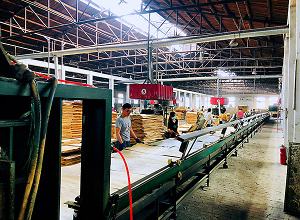 清水模板制造現(xiàn)場